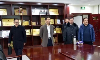 郭智深副市长到分包联系企业走访座谈